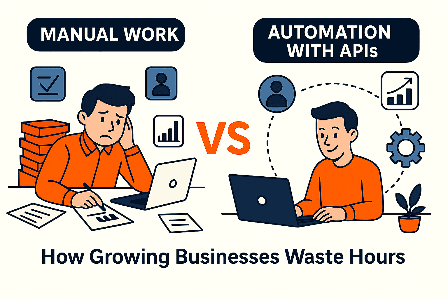 How Growing Businesses Waste Hours on Manual Work