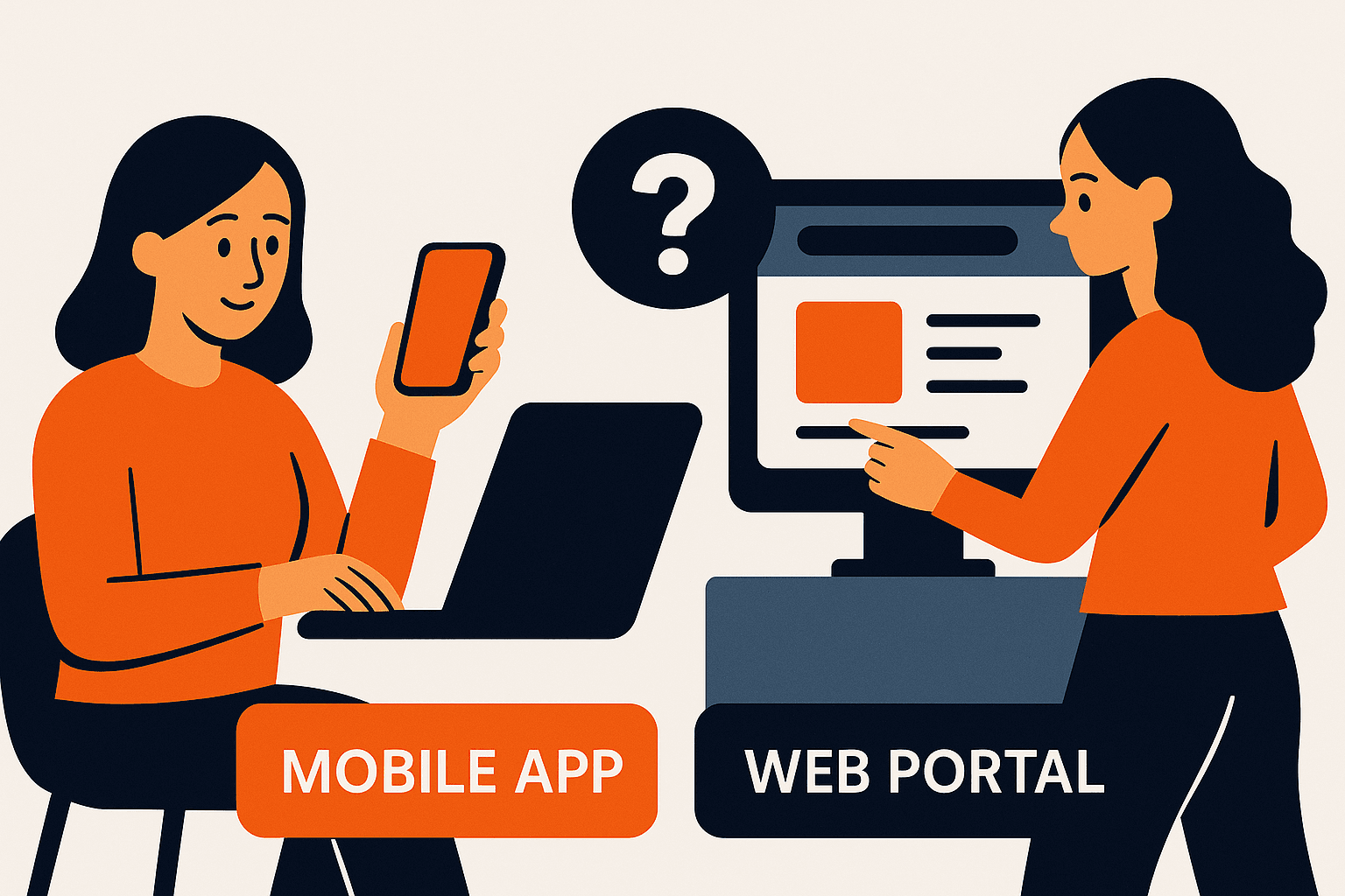 Should You Go for a Mobile App or a Web Portal First? A Practical Guide for Business Owners